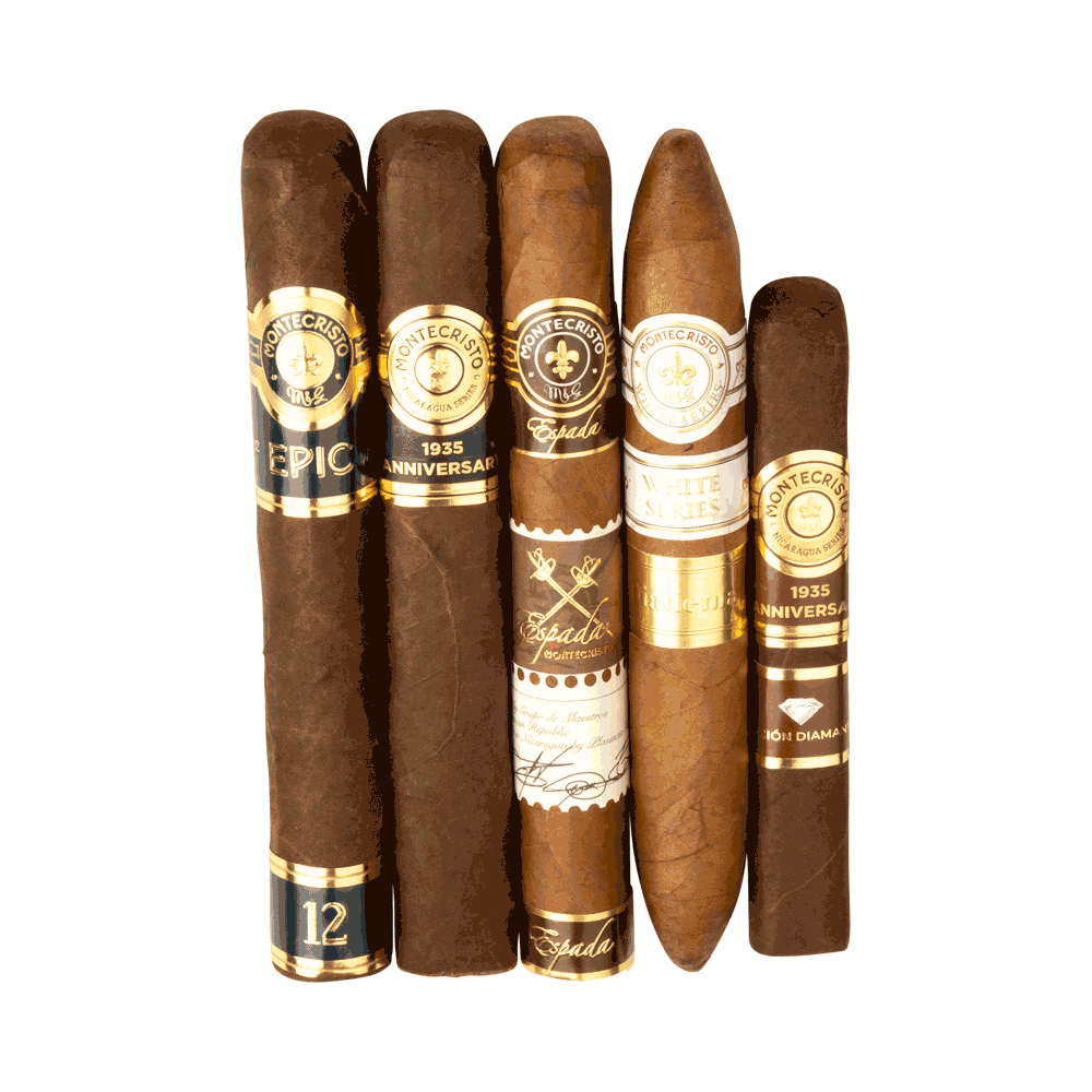 5ct Top Montecristo Sampler, , jrcigars